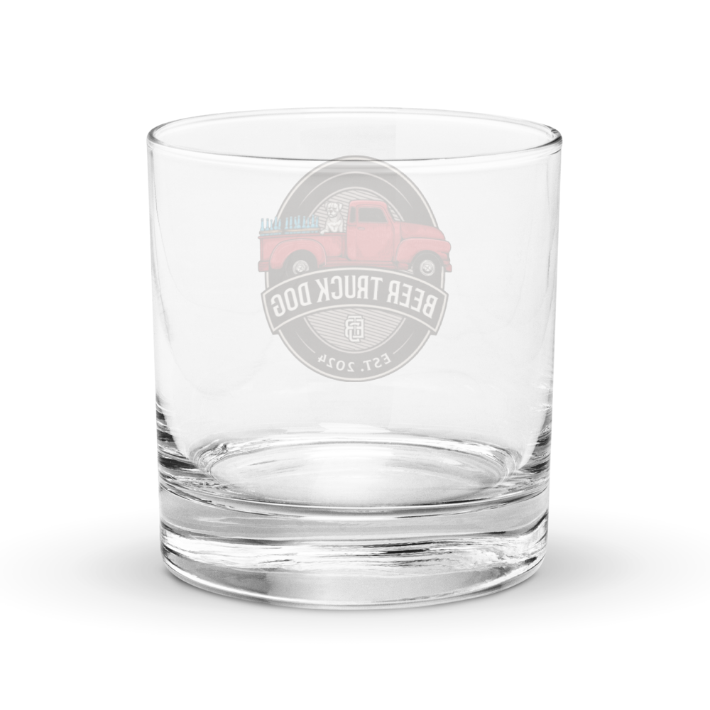 Beer Truck Dog Whiskey Glass