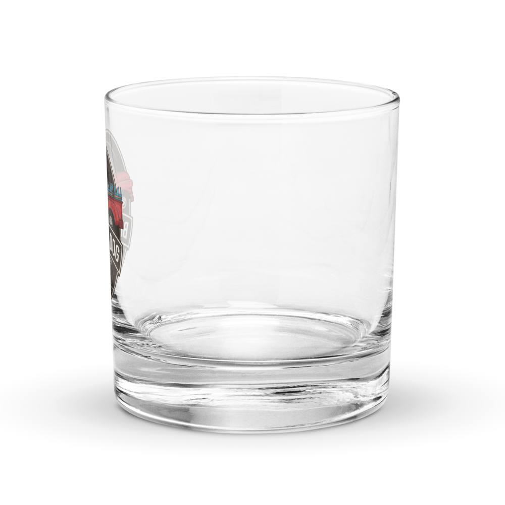 Beer Truck Dog Whiskey Glass