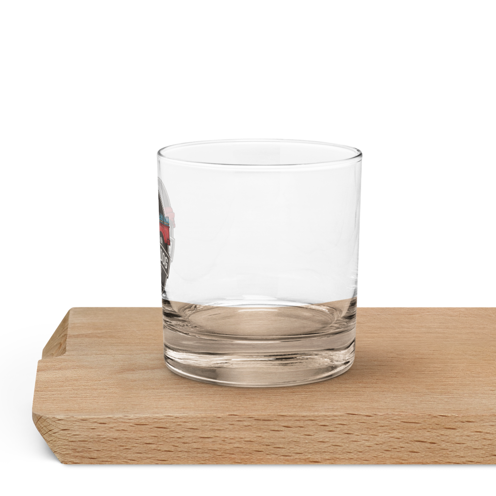 Beer Truck Dog Whiskey Glass