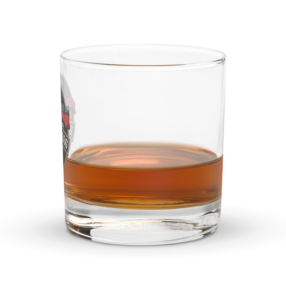 Beer Truck Dog Whiskey Glass