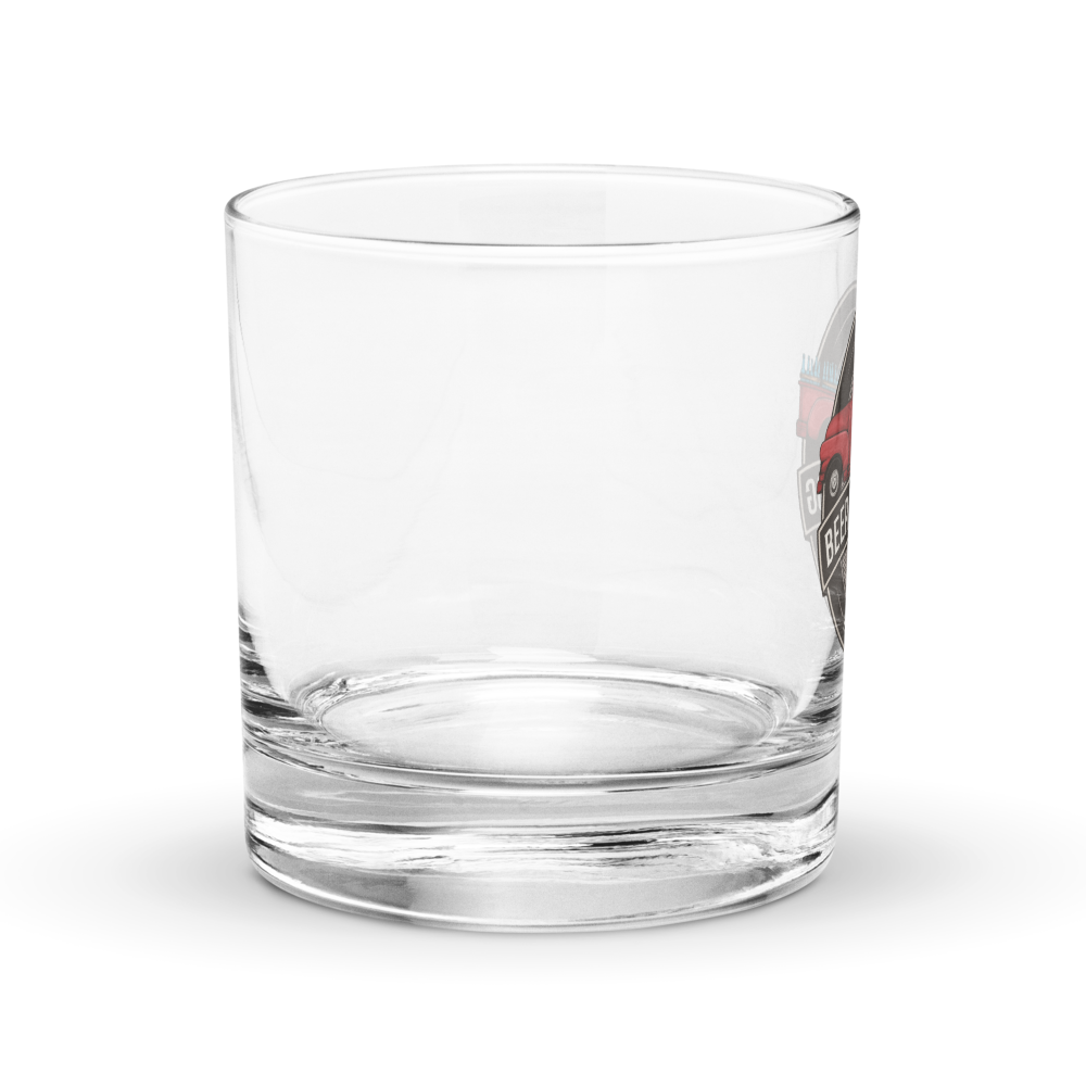 Beer Truck Dog Whiskey Glass